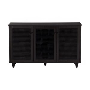 Almo 3 Door Shoe Cabinet (W112 x D30 x H68cm)