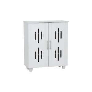 Hasting 2 Door Shoe Cabinet White