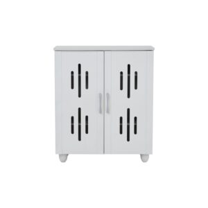 Hasting 2 Door Shoe Cabinet White