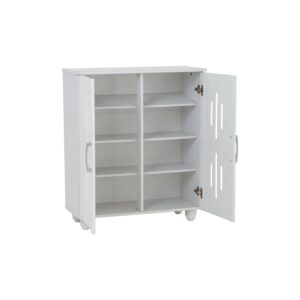 Hasting 2 Door Shoe Cabinet White