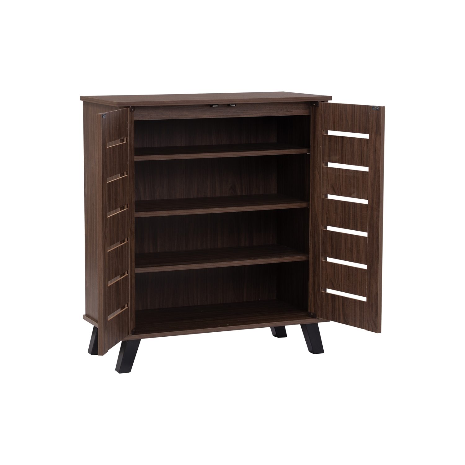 372030_3 Iran 2 Door Shoe Cabinet Natural Walnut