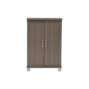 Columbus 2 Door Shoe Cabinet Grey Beechwood