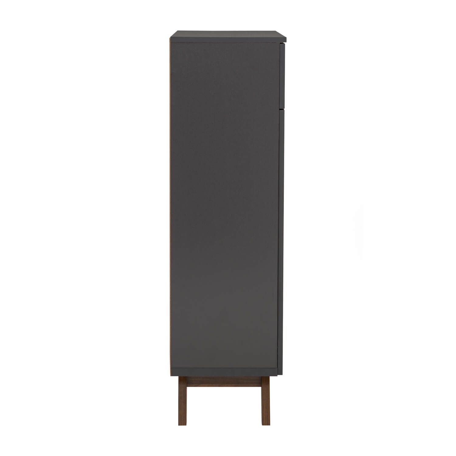 372082_5 Mando Multi Function Cabinet - Walnut/Black