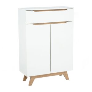 Mando Multi Function Cabinet - Oak/White