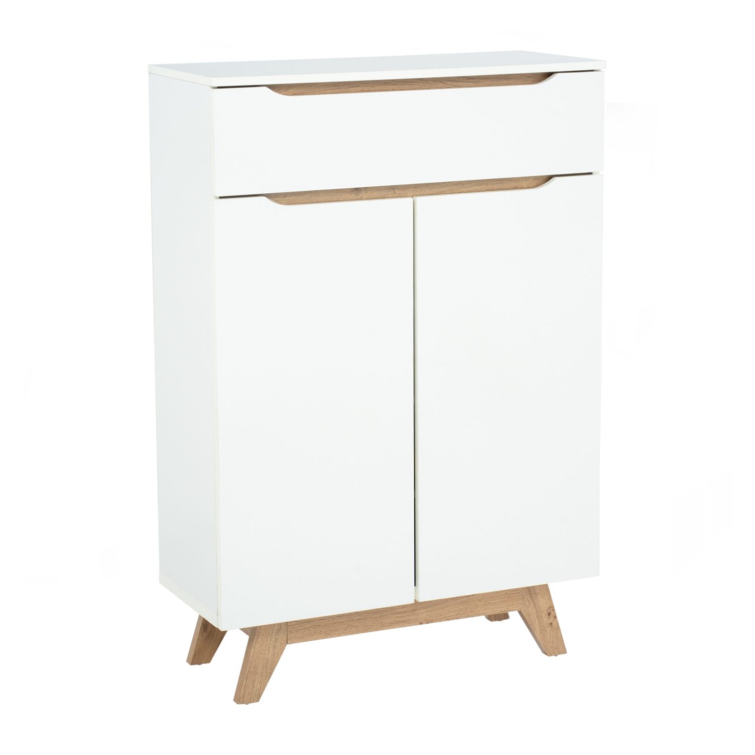 372083 Mando Multi Function Cabinet - Oak/White
