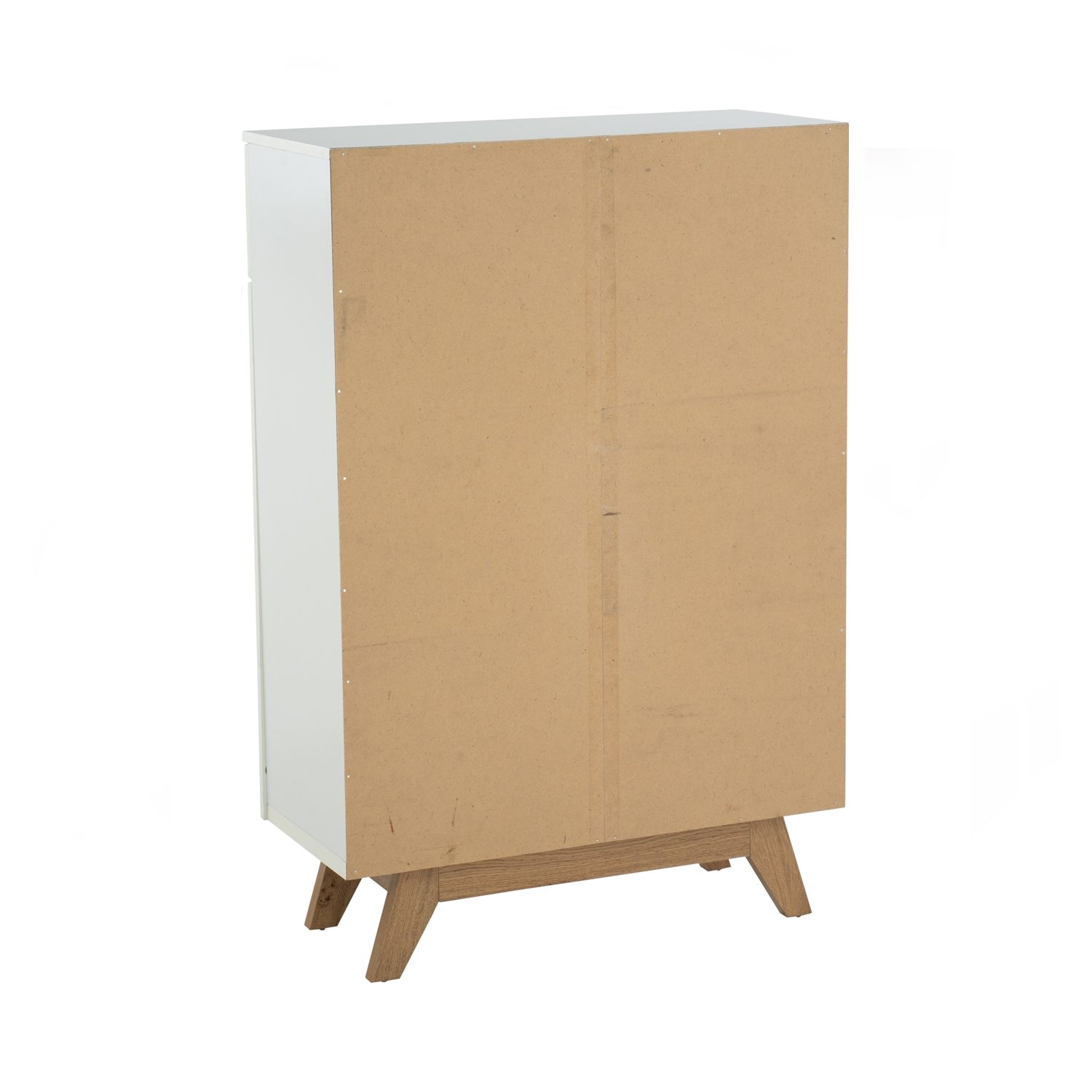 372083_4 Mando Multi Function Cabinet - Oak/White