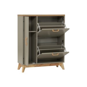 Logos Shoe Cabinet Oak/Grey