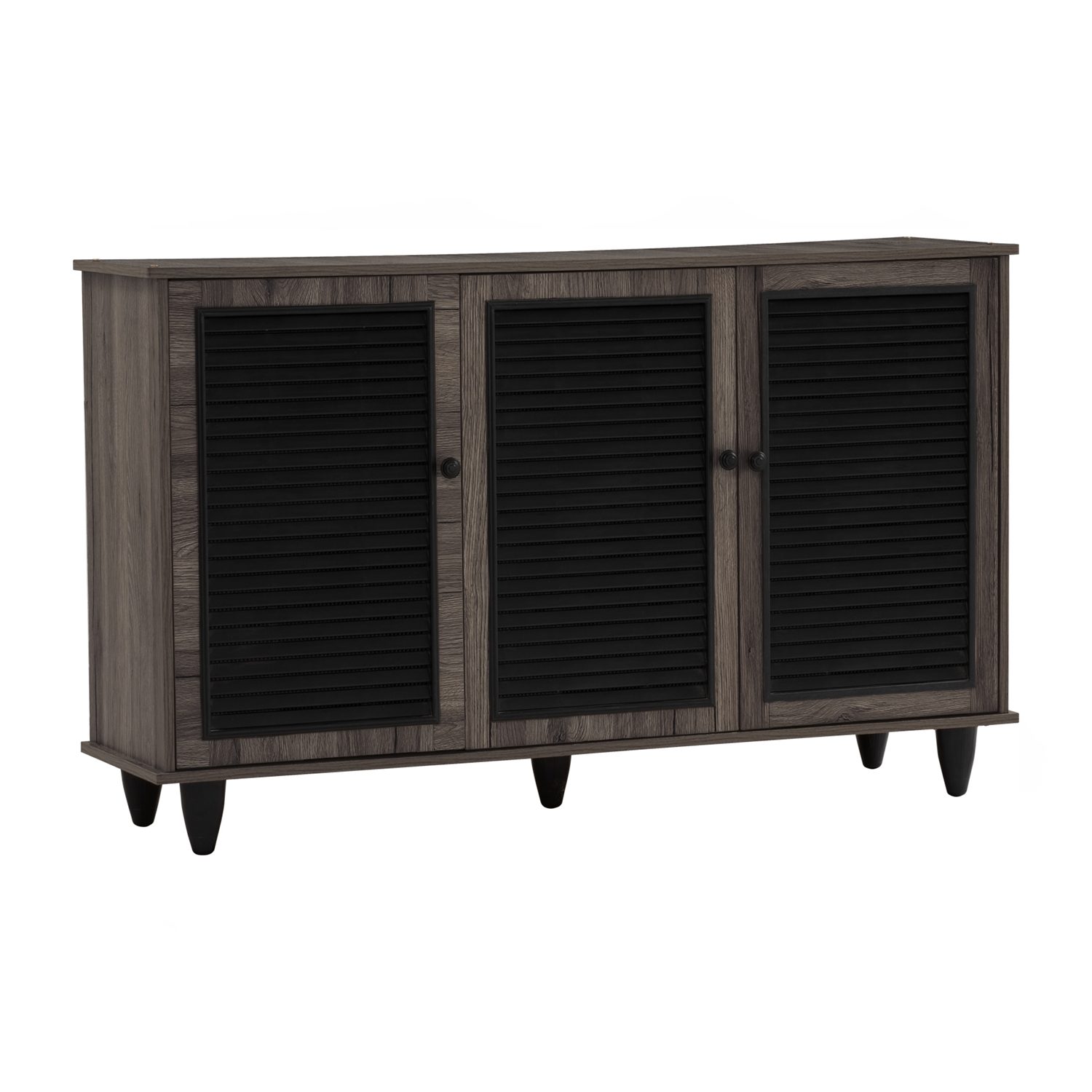 373014 Almo 3 Door Shoe Cabinet (W112 x D30 x H68cm)