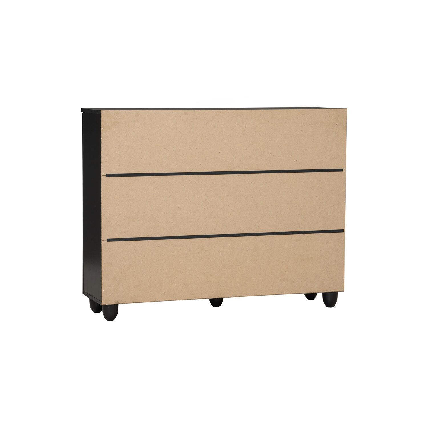 373018_6 Hasting 3 Door Shoe Cabinet Black