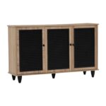 Almo 3 Door Shoe Cabinet (W112 x D30 x H67cm)