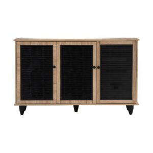 Almo 3 Door Shoe Cabinet (W112 x D30 x H67cm)
