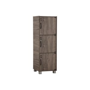 Codey 3 Door Storage Box With Lock & Leg