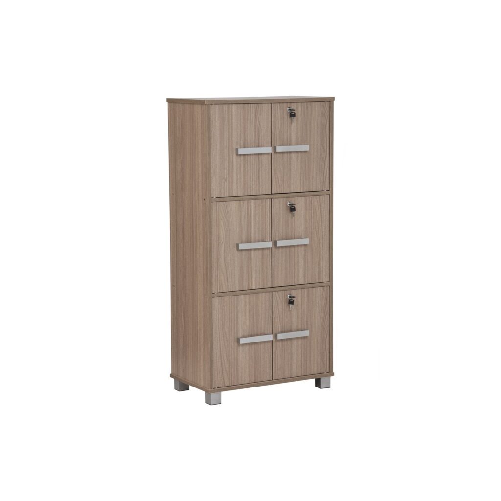 Naomi 6 Door Storage Box With Lock
