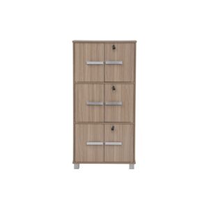 Naomi 6 Door Storage Box With Lock