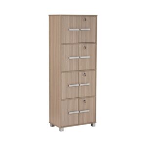 Naomi 8 Door Storage Box With Lock