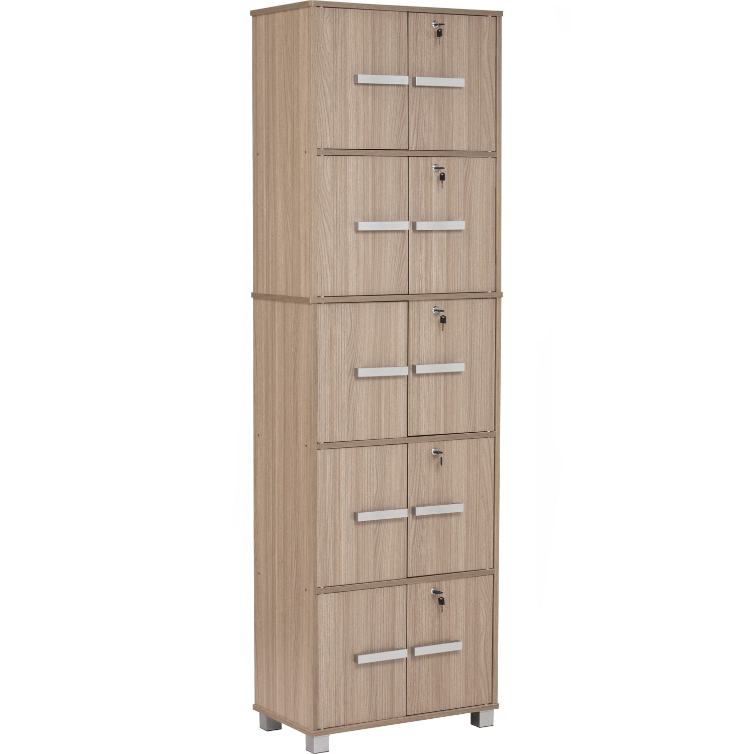512032 Naomi 10 Door Storage Box With Lock