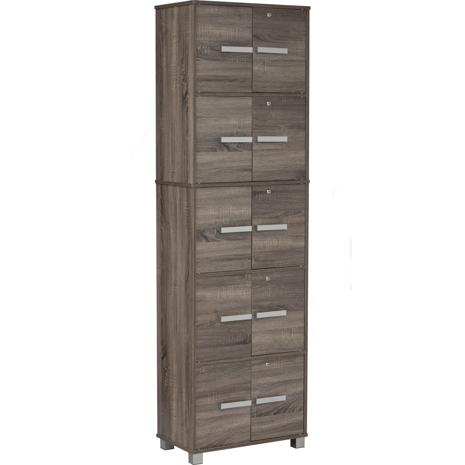 512033 Naomi 10 Door Storage Box With Lock