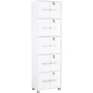 Naomi 10 Door Storage Box With Lock