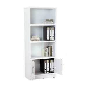 Havir File Cabinet With Glass Door White (W78cm)