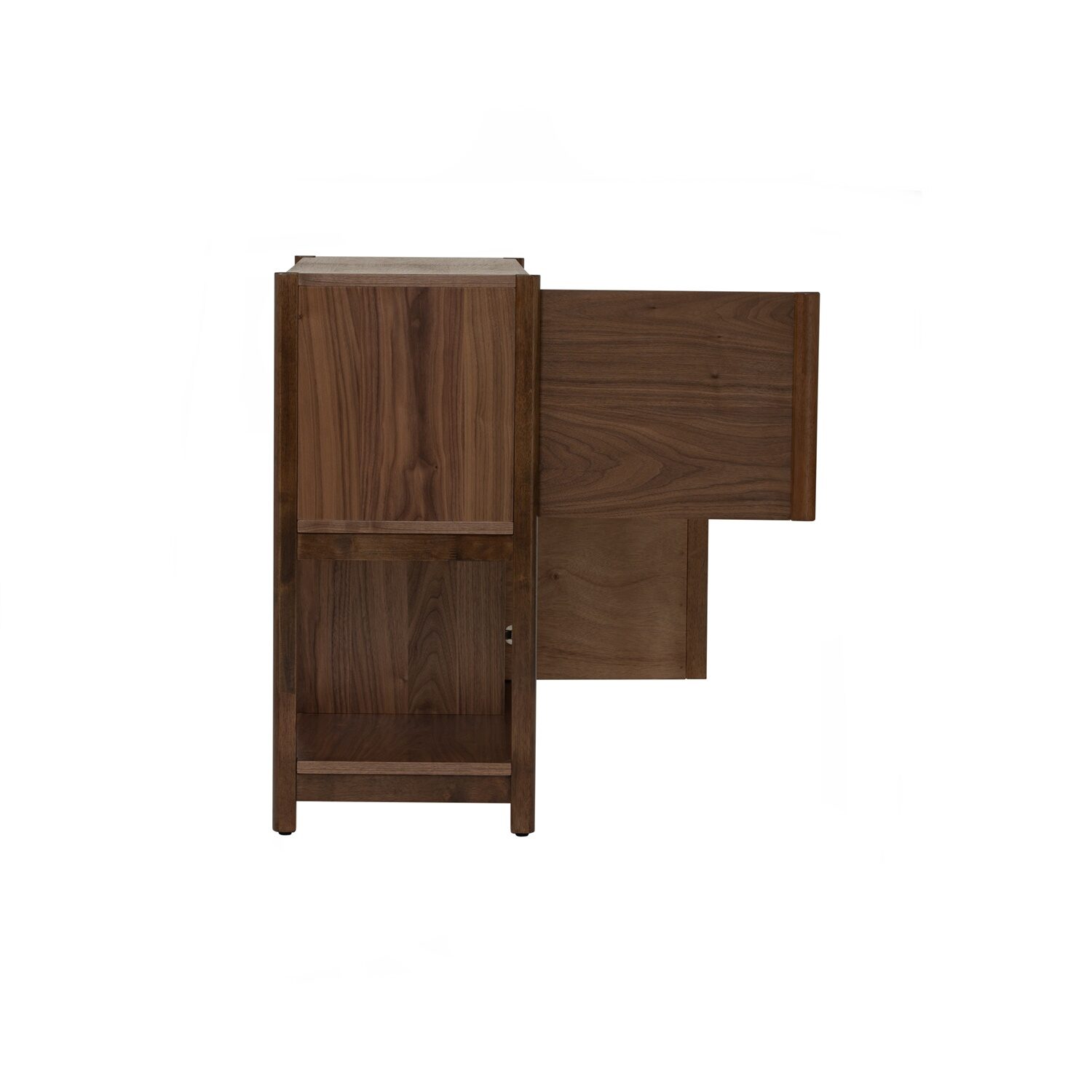 522070_7 Holsten 0.85m Bookcase With 2 Door