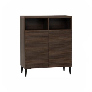 Toba Multi Function Cabinet Dark Walnut