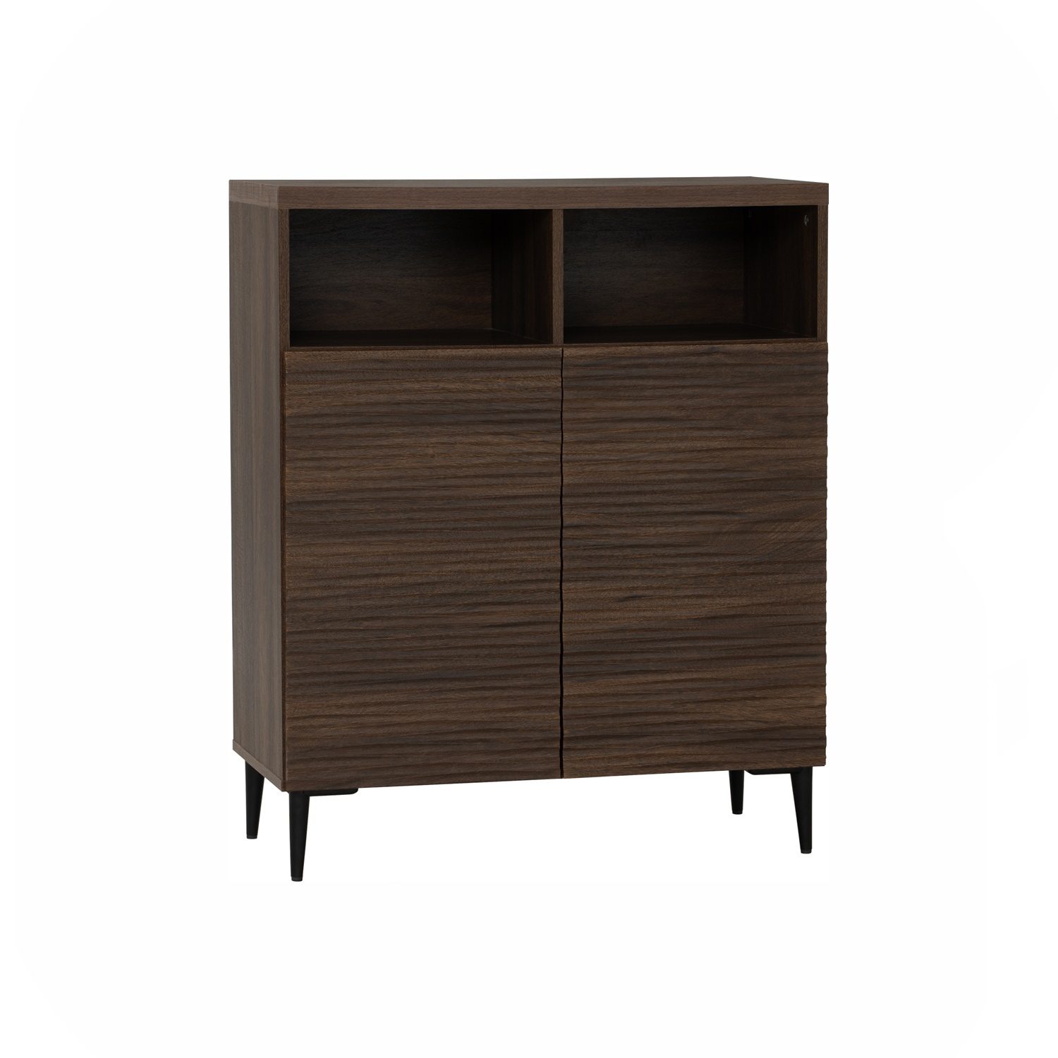 522084 Toba Multi Function Cabinet Dark Walnut