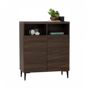 Toba Multi Function Cabinet Dark Walnut