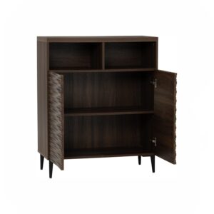Toba Multi Function Cabinet Dark Walnut