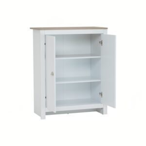 Galle Multi Function Cabinet White/Sonoma Oak
