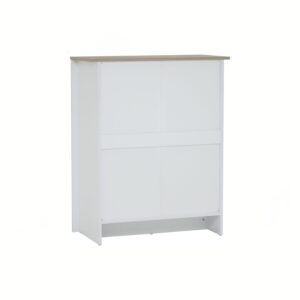 Galle Multi Function Cabinet White/Sonoma Oak