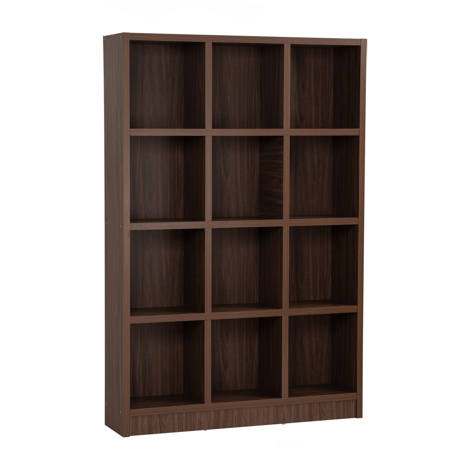 524010 Dave 12 Compartment File Cabinet Walnut