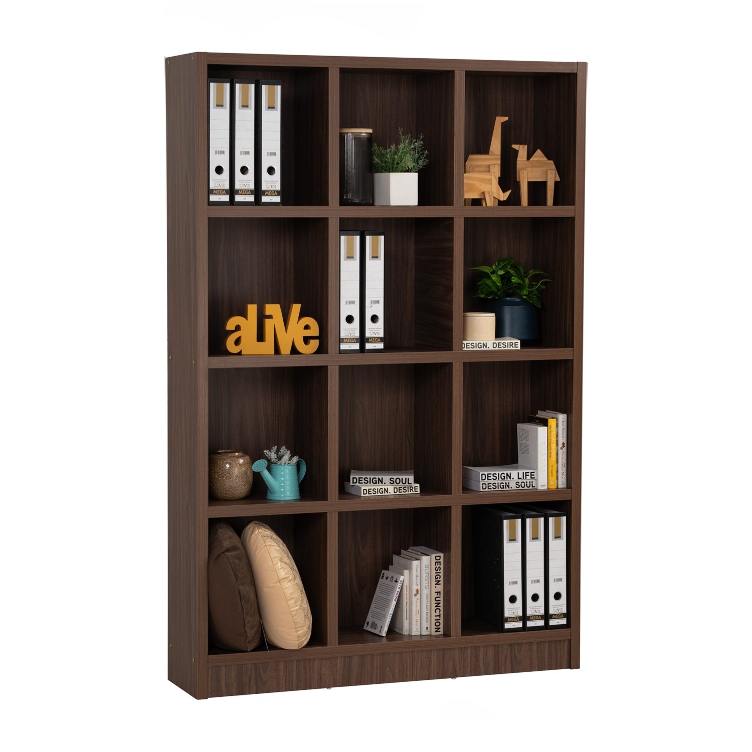 524010_1 Dave 12 Compartment File Cabinet Walnut