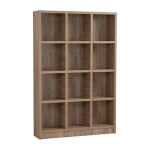 Dave 12 Compartment File Cabinet Sonoma Oak