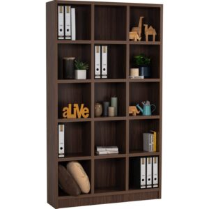 Dave 15 Compartment File Cabinet Walnut