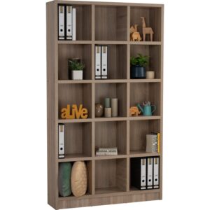 Dave 15 Compartment File Cabinet Sonoma Oak