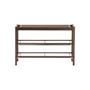 Myka Shoe Rack With Bench Copper
