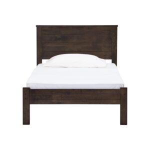Brandi Single Bed With 1900mm Side Rail - Dark Chestnut