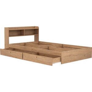 Hirado Super Single Bed With Storage With 1900mm Side Rail