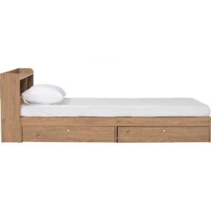 Hirado Super Single Bed With Storage With 1900mm Side Rail