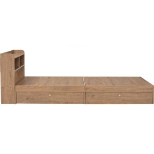 Hirado Super Single Bed With Storage With 1900mm Side Rail
