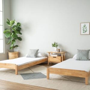 Hilo Single Bed With 1900mm Side Rail