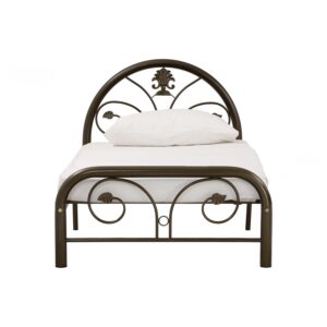 Kinta Single Bed With 1900mm Side Rail Antique Gold