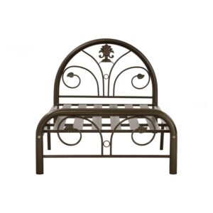 Kinta Single Bed With 1900mm Side Rail Antique Gold