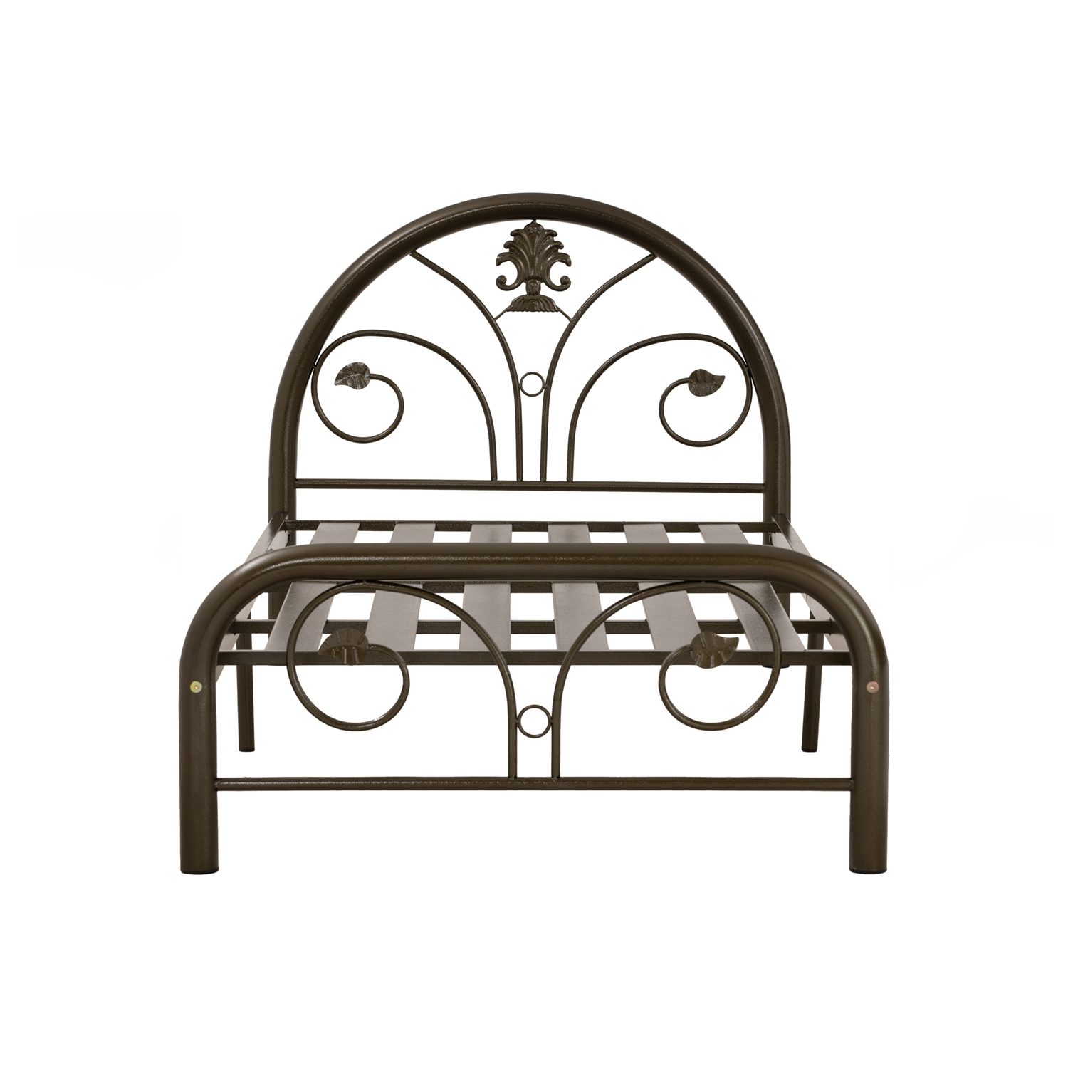 653032_3 Kinta Single Bed With 1900mm Side Rail Antique Gold
