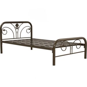Kinta Super Single Bed With 1900mm Side Rail Antique Gold