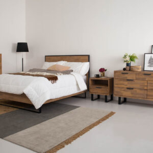 Brinhill Queen Bed With 2000mm Side Rail