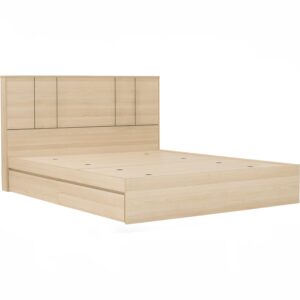 Harrington Queen Bed With Storage With 1900mm Side Rail (Fit Mattress Size 1500X1900)