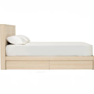 Harrington Queen Bed With Storage With 1900mm Side Rail (Fit Mattress Size 1500X1900)