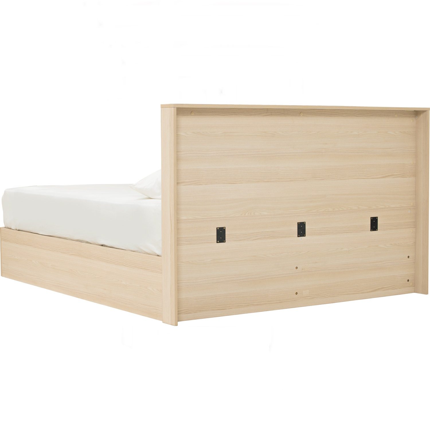 655129_10 Harrington Queen Bed With Storage With 1900mm Side Rail (Fit Mattress Size 1500X1900)
