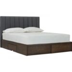 Mola Queen Bed With Storage 1900mm Bed Panel (Pet Friendly Fabric)